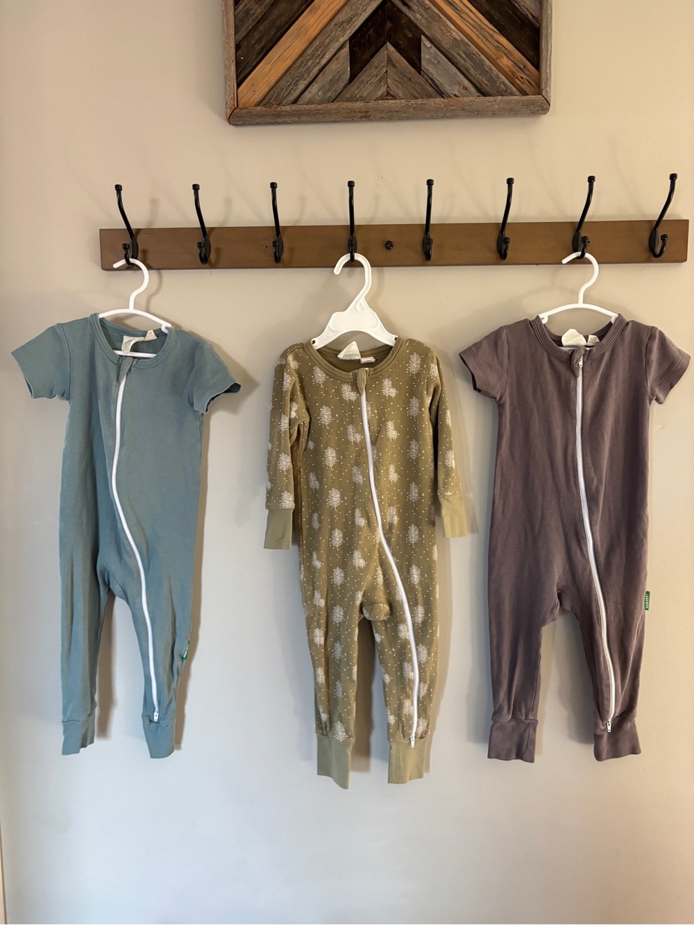 Parade organics 18-24m One-Piece Footless Zipper Pajama